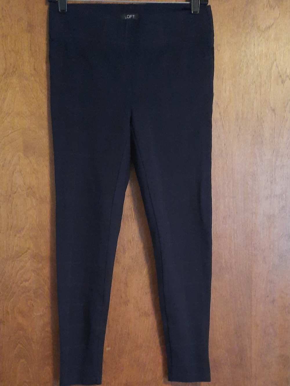 LOFT Navy Ponte Leggings - Slim Pull-On Ponte Pants